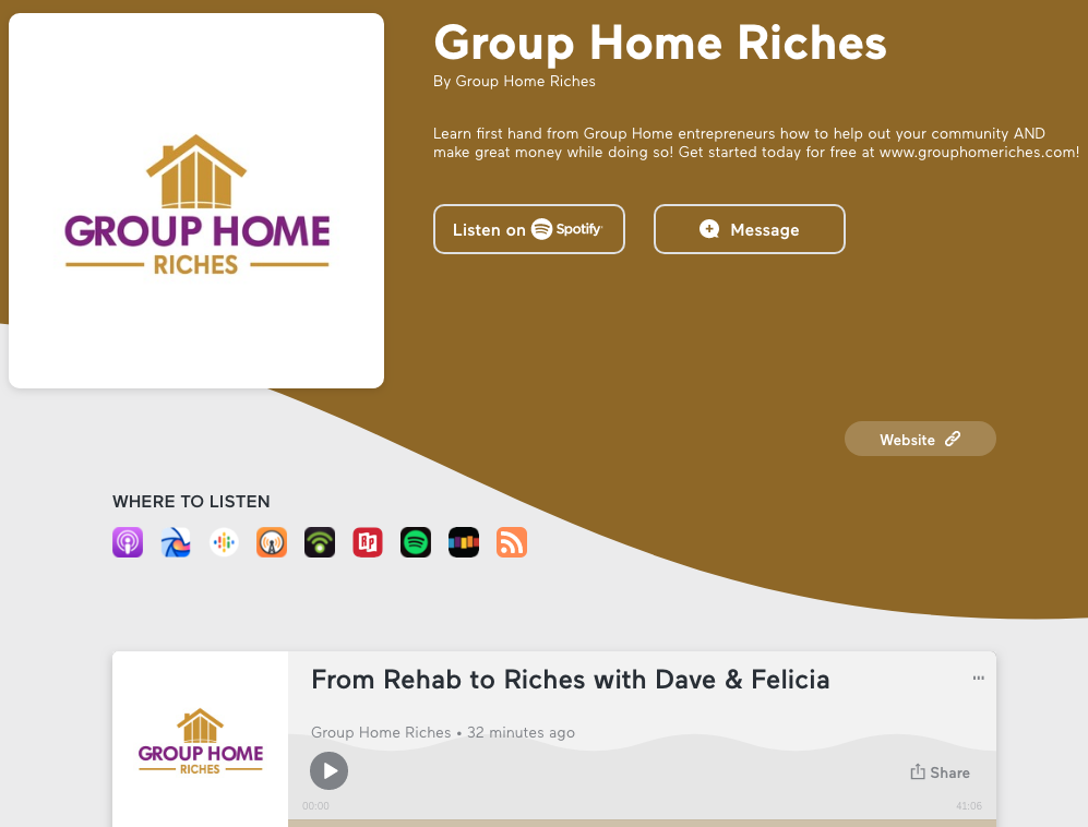 From Rehab to Riches With Dave & Felicia (Group Home Owners)